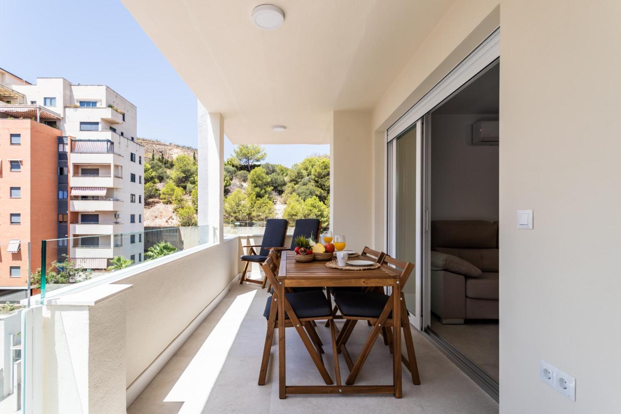 Sur Del Sol 3 Hab Y 2 Wc Con Gran Terraza Y Piscina A Pasos De La Playa Apartment