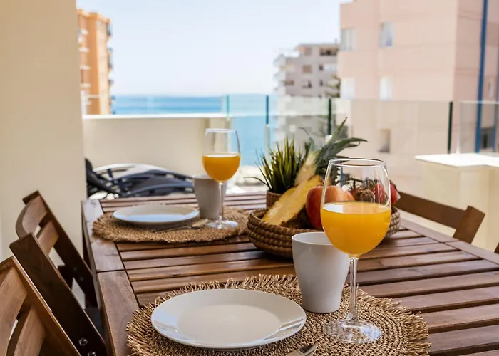 Sur Suites Del Sol Apartamento 3 Hab Y 2 Wc Con Gran Terraza Y Piscina A Pasos De La Playa